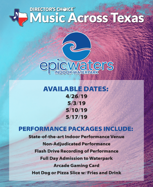Epic Waters available dates graphic